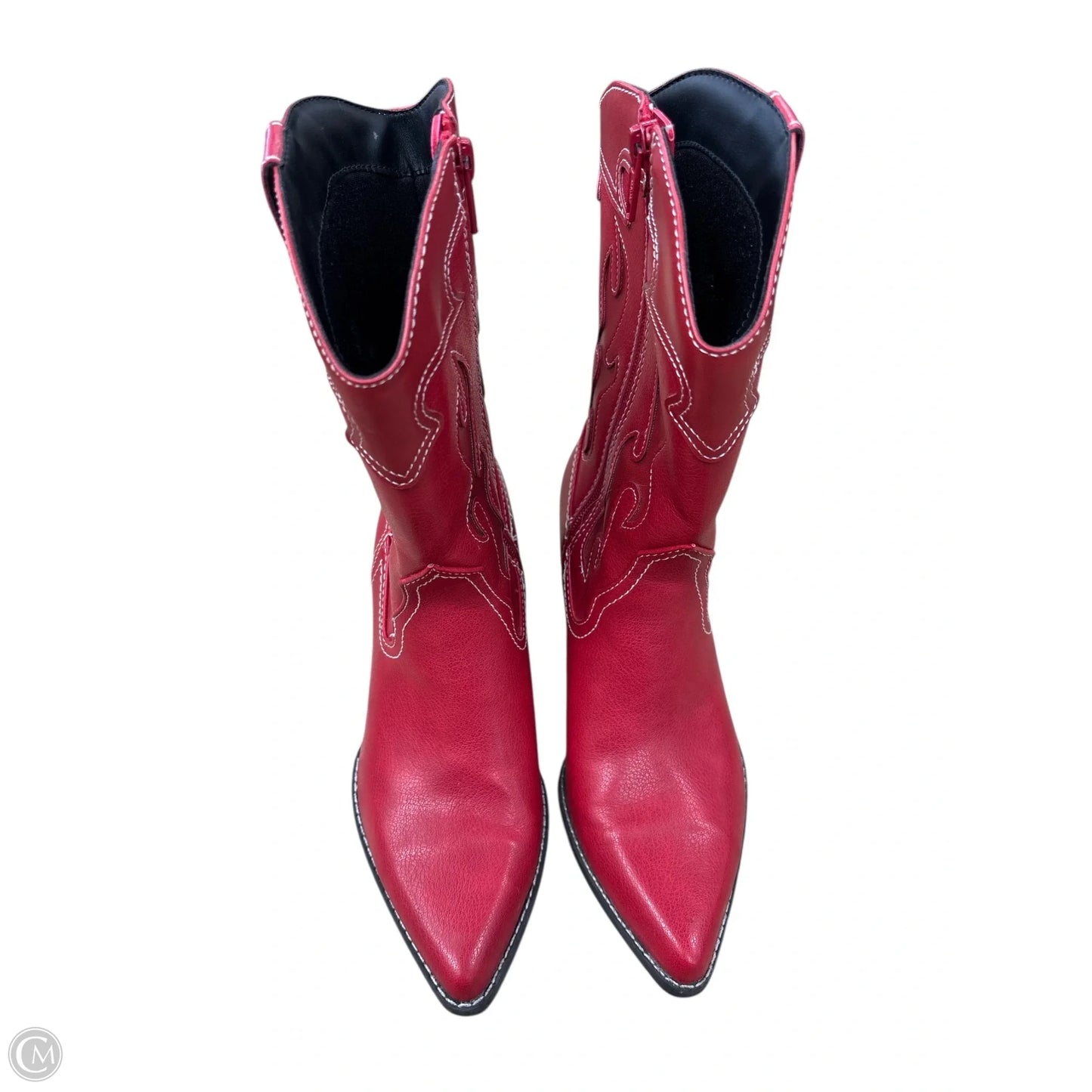 Boots Western By Wild Fable In Red, Size: 7.5