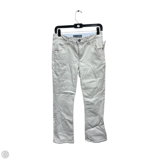 Jeans Straight By Wit & Wisdom In Tan, Size: 4