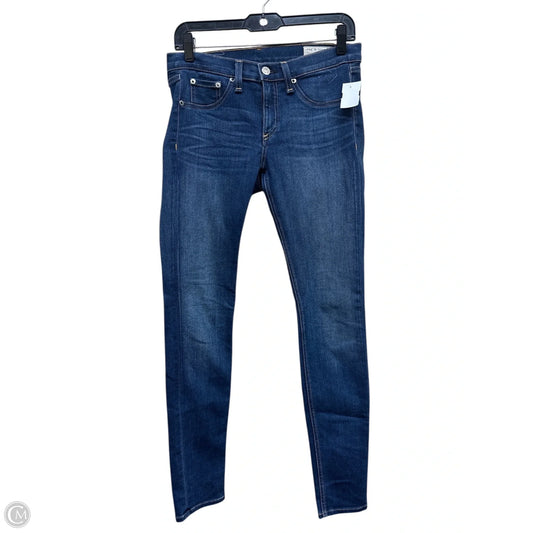 Jeans Skinny By Rag And Bone In Blue Denim, Size: 6