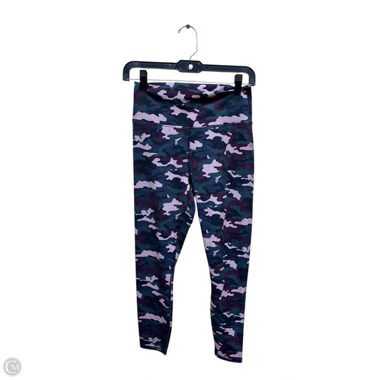 Athletic Pants By Fabletics In Camouflage Print, Size: S