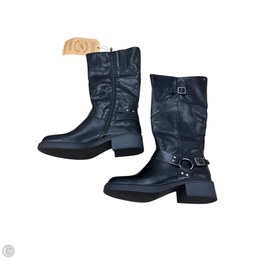 Boots Mid-calf Heels By Frye And Co In Black, Size: 9