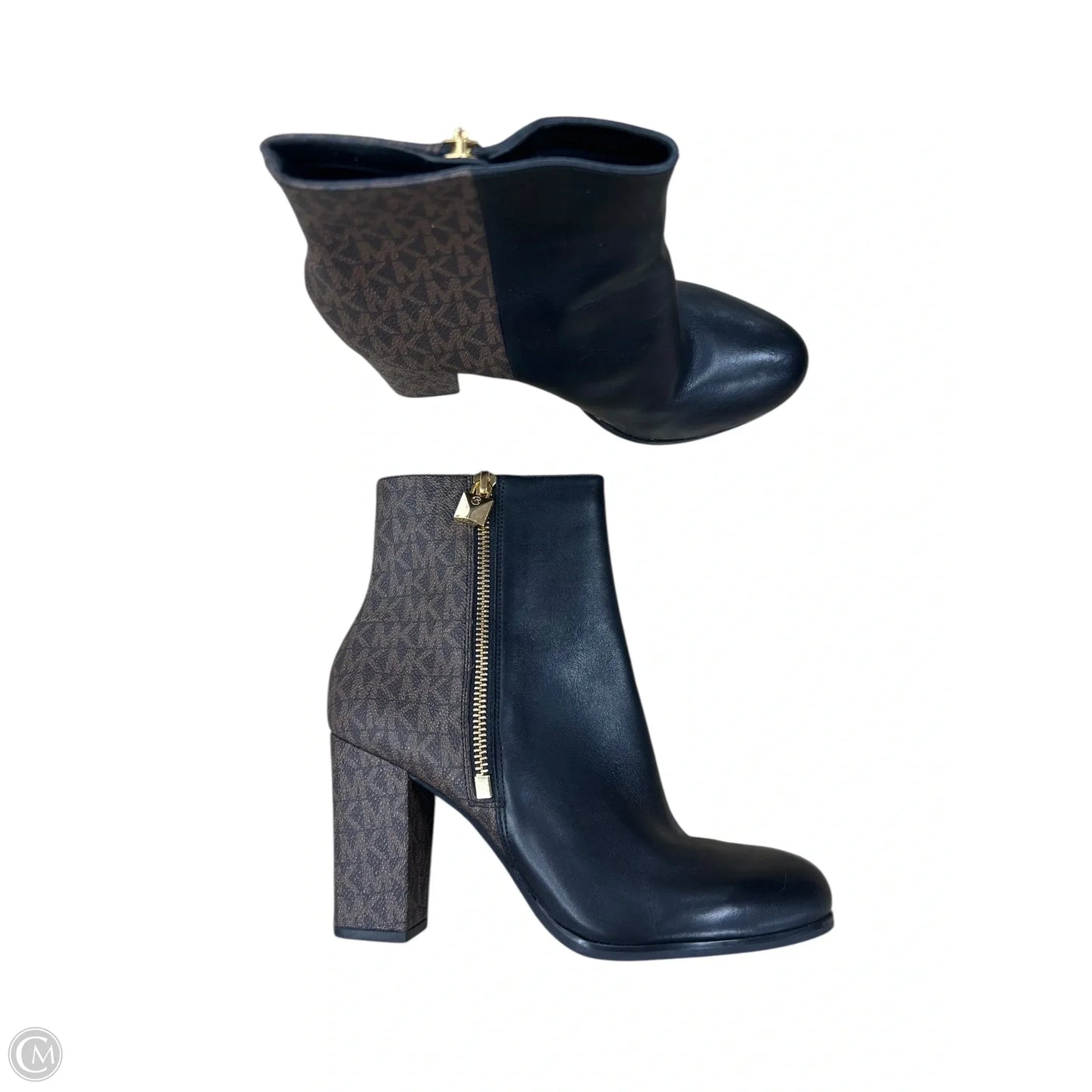 Boots Ankle Heels By Michael By Michael Kors In Black, Size: 7.5