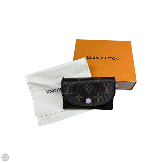Wallet Luxury Designer By Louis Vuitton, Size: Medium