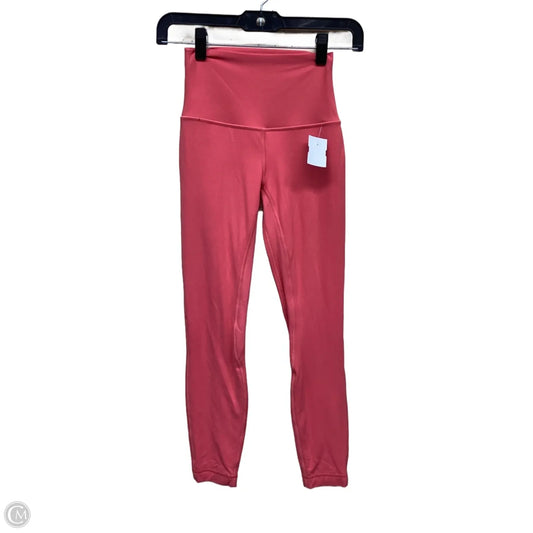 Athletic Pants By Lululemon In Pink, Size: 2