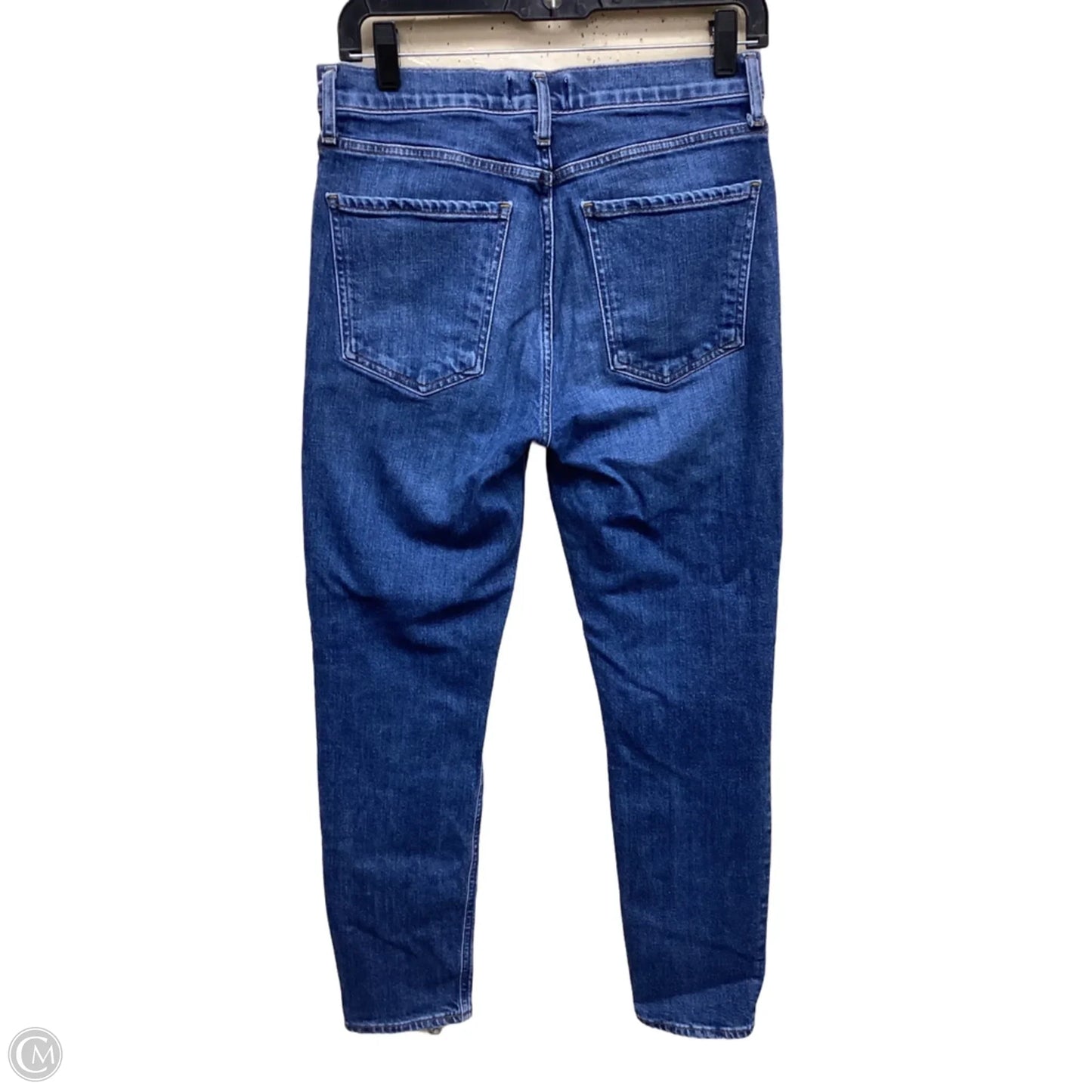 Jeans Straight By Agolde In Blue Denim, Size: 4