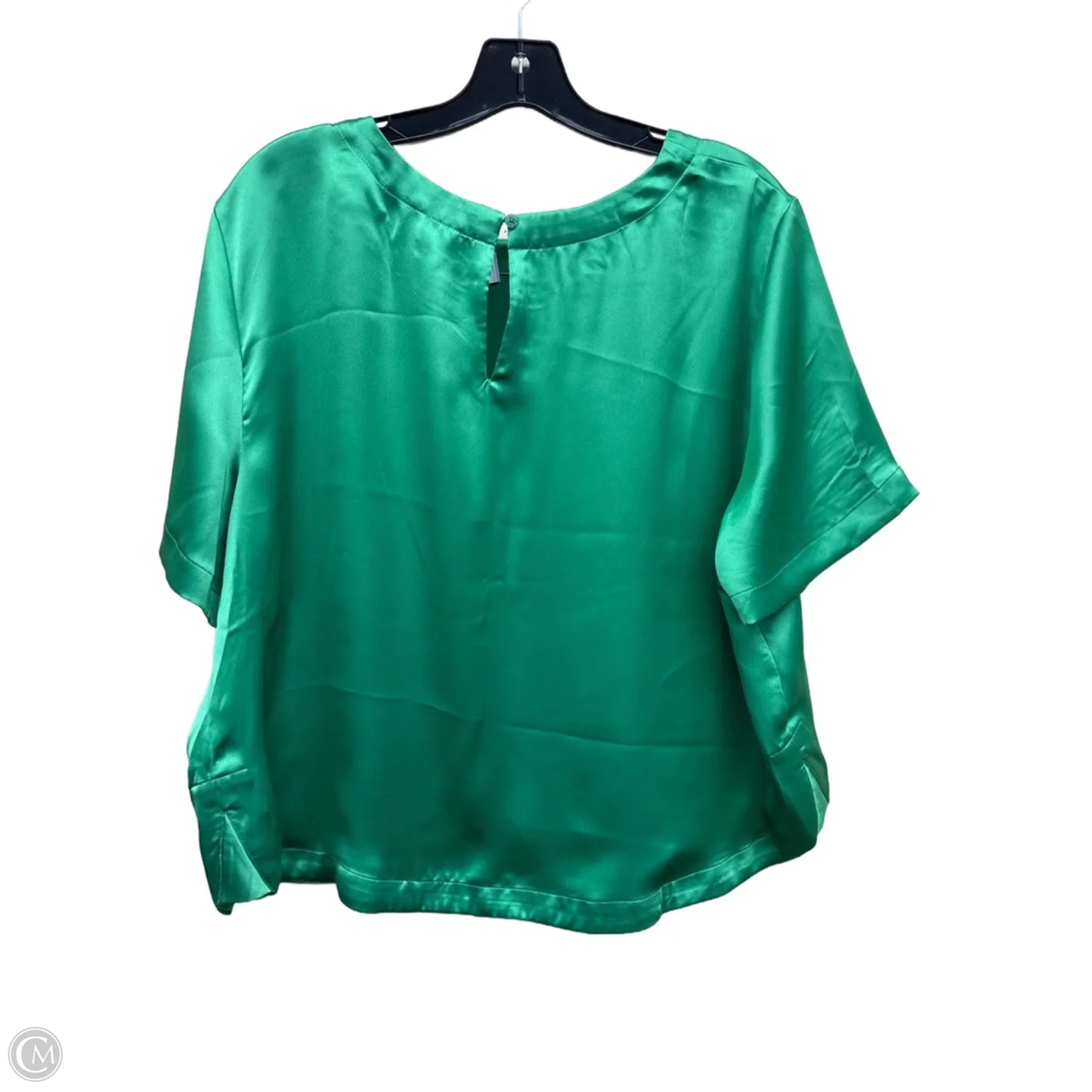 Top Short Sleeve By Loft In Green, Size: Xl