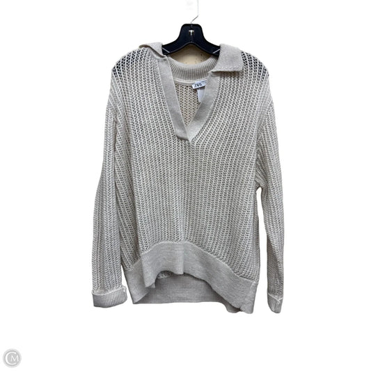 Sweater By Zara In Tan, Size: Xl