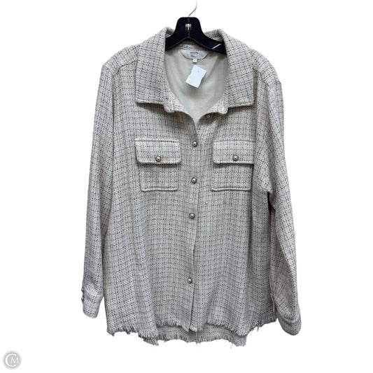 Jacket Other By Clothes Mentor In Tan, Size: L