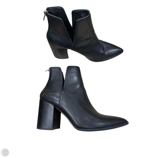 Boots Ankle Heels By Steve Madden In Black, Size: 10