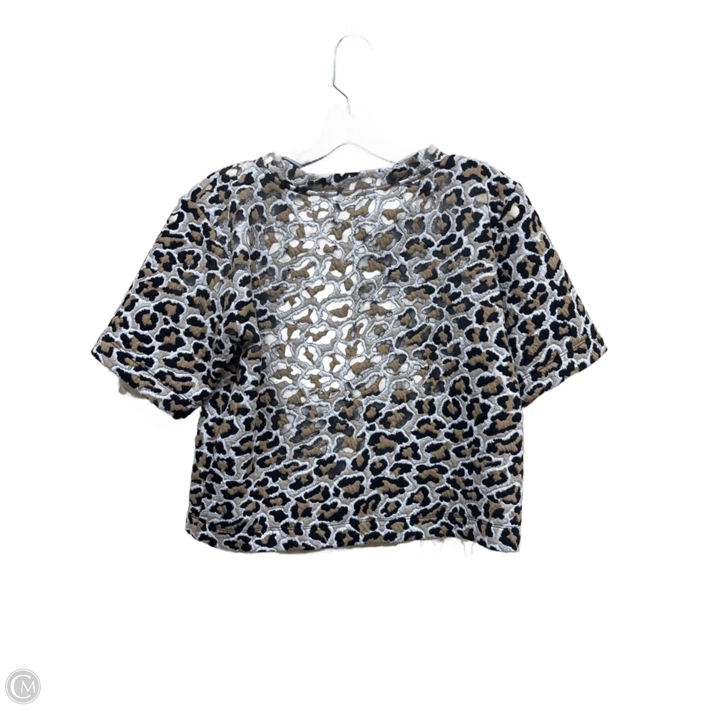 Top Short Sleeve By Maeve In Animal Print, Size: Xs