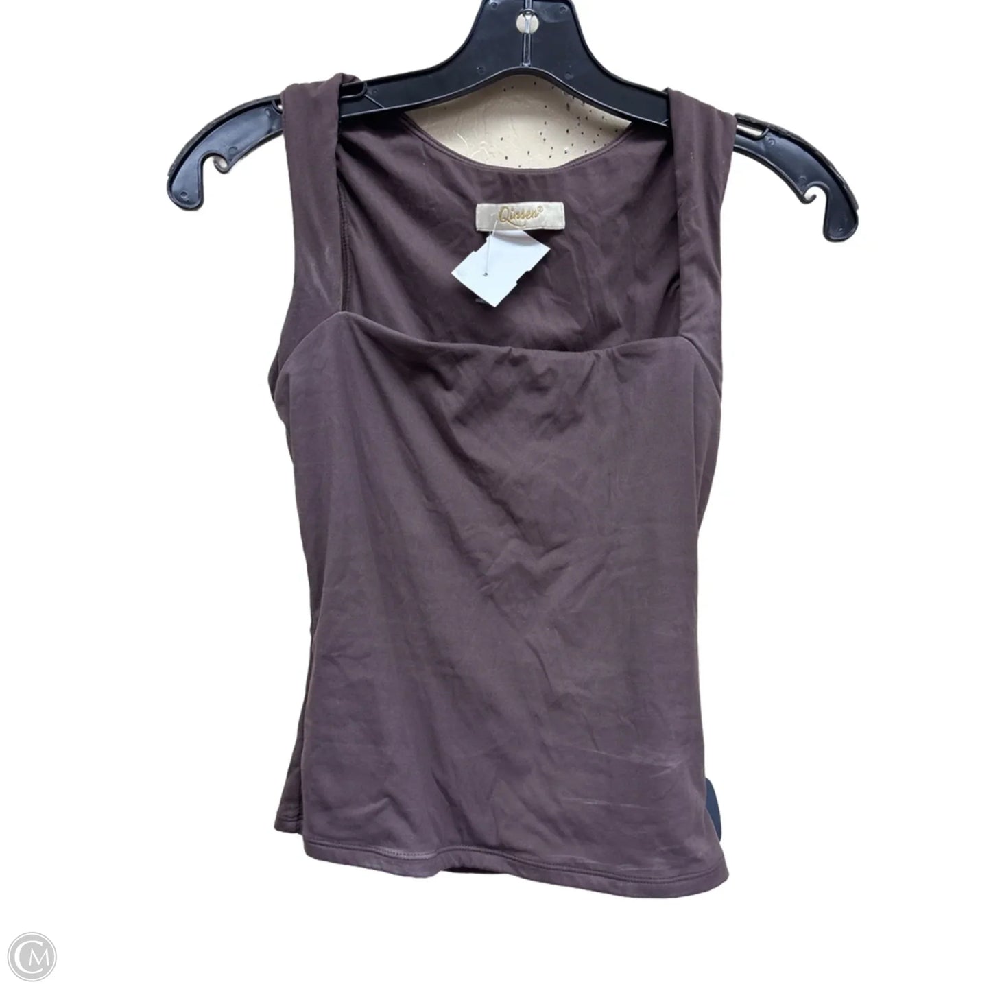 Top Sleeveless By Clothes Mentor In Brown, Size: S