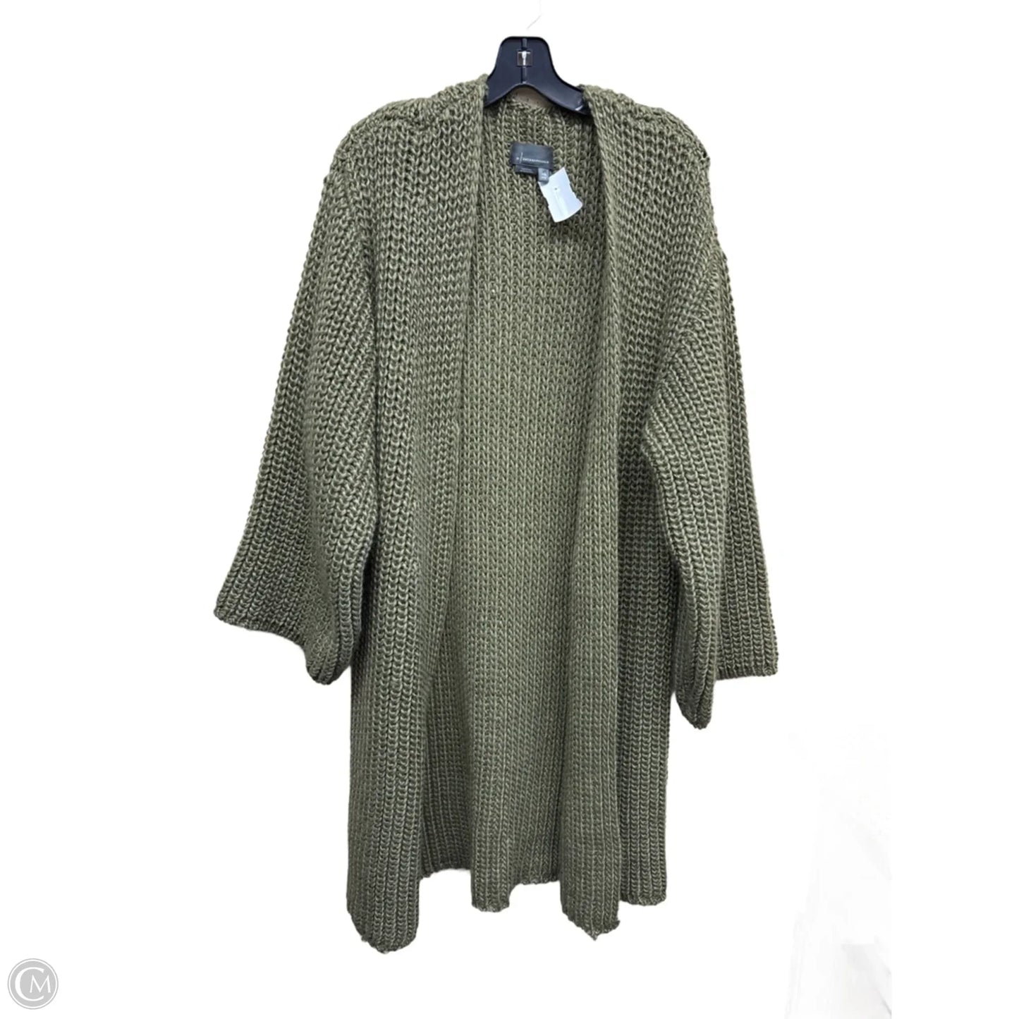 Sweater Cardigan By Anthropologie In Green, Size: Osfm
