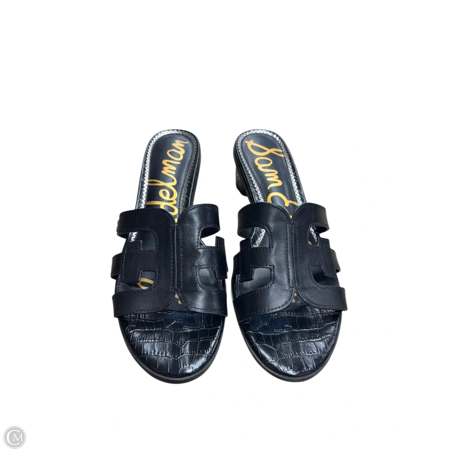 Sandals Heels Block By Sam Edelman In Black, Size: 6.5