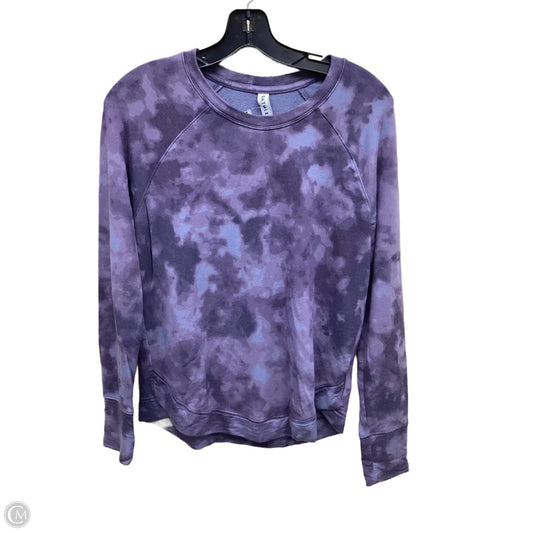 Athletic Top Long Sleeve Crewneck By Athleta In Purple, Size: M