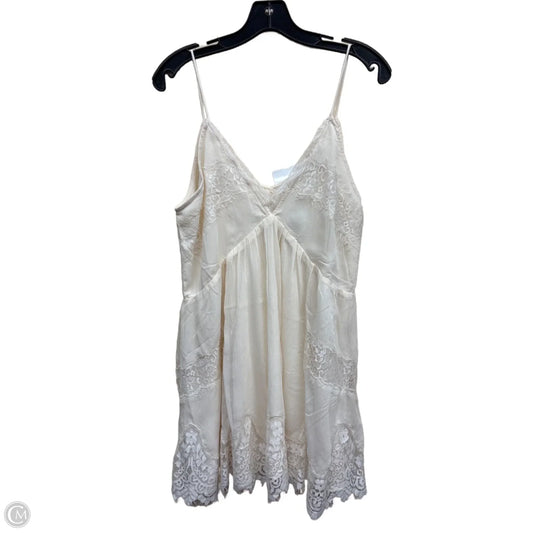 Dress Casual Short By Mango In White, Size: Xs