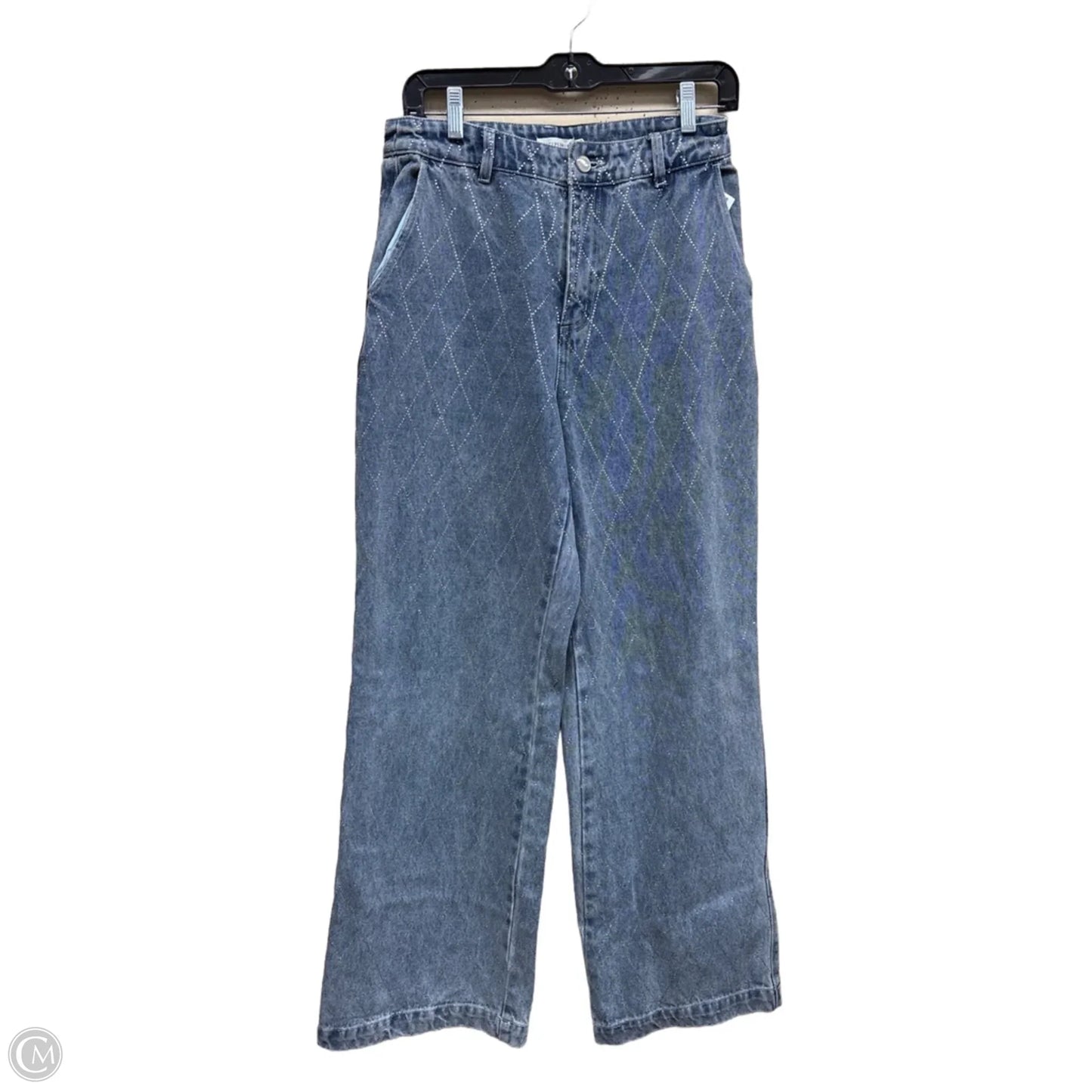 Jeans Straight By Avec Les Filles In Blue Denim, Size: 4