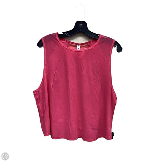 Athletic Tank Top By Lululemon In Pink, Size: 14