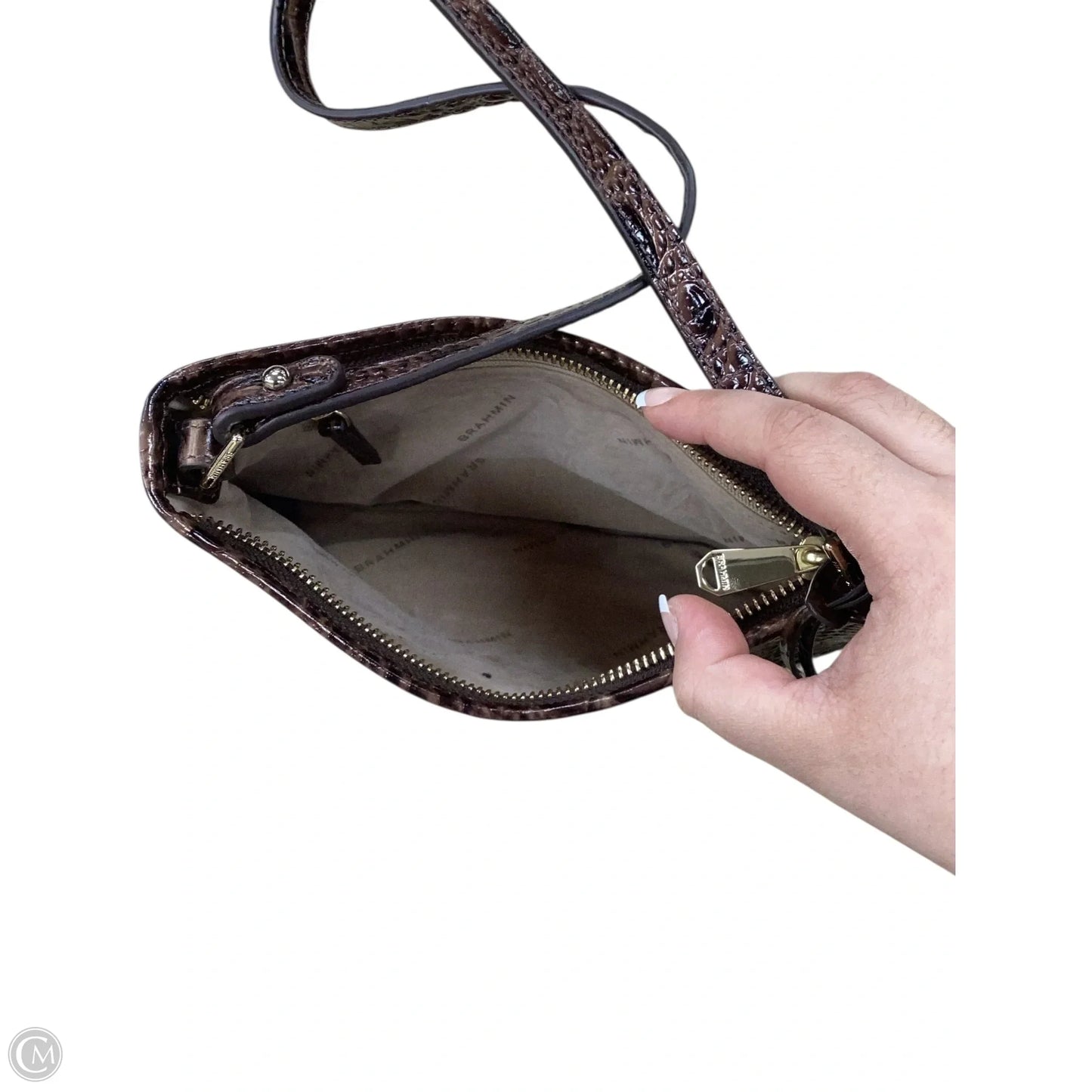 Handbag Designer By Brahmin, Size: Medium