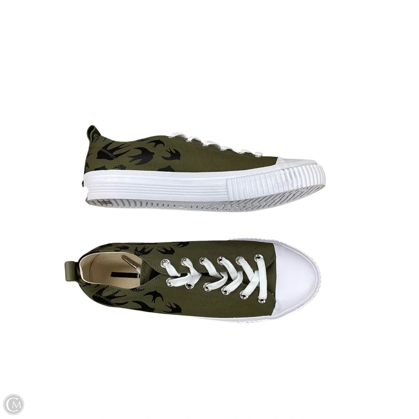 Shoes Luxury Designer By Alexander Mcqueen In Grey, Size: 9.5