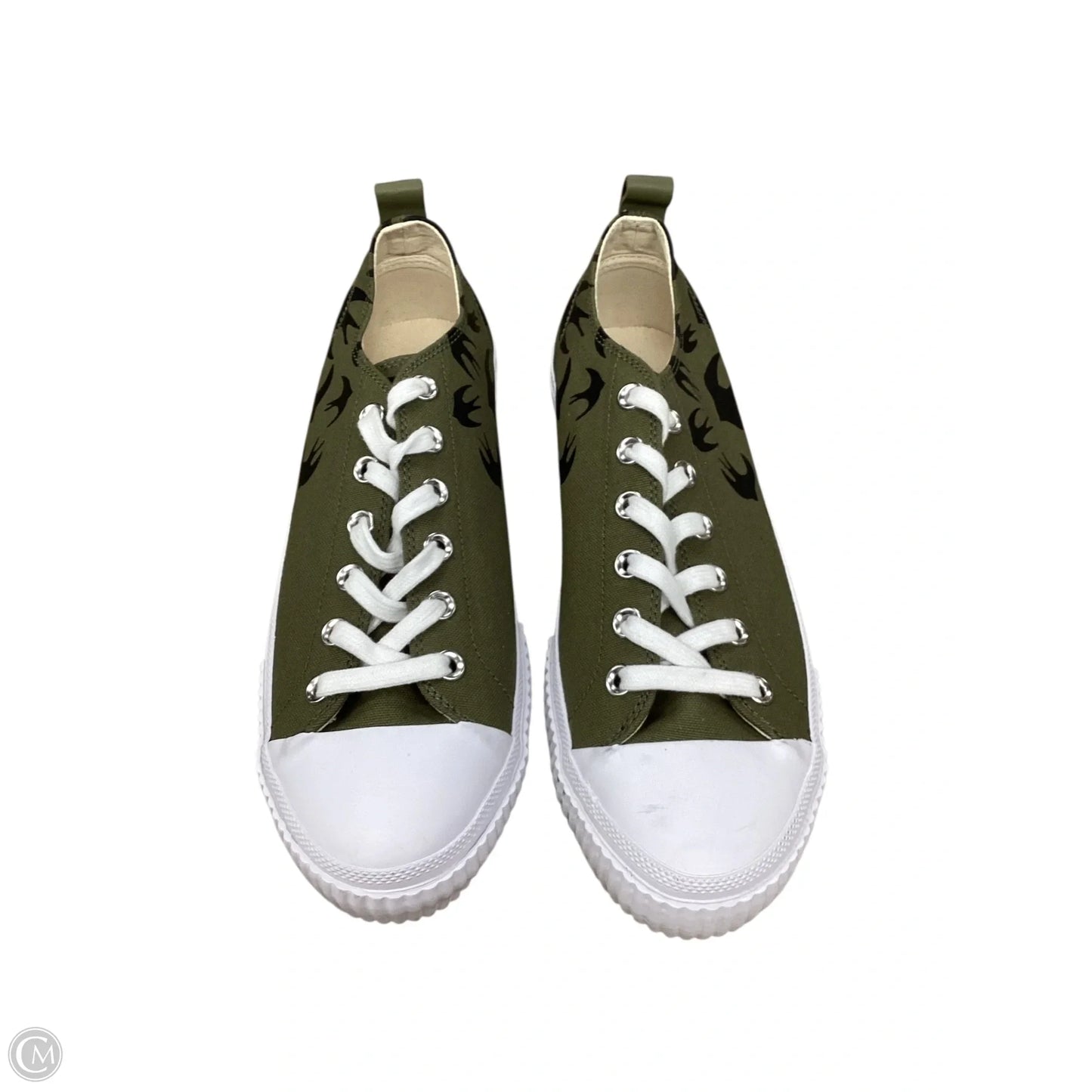 Shoes Luxury Designer By Alexander Mcqueen In Grey, Size: 9.5