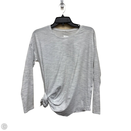 Athletic Top Long Sleeve Crewneck By Lululemon In Grey