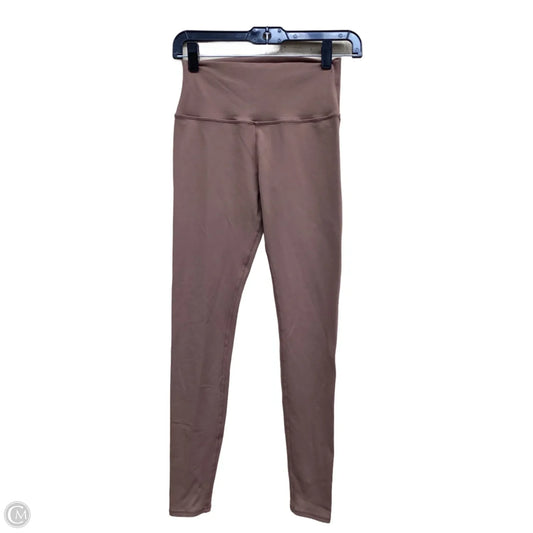 Athletic Pants By Alo In Bronze, Size: S