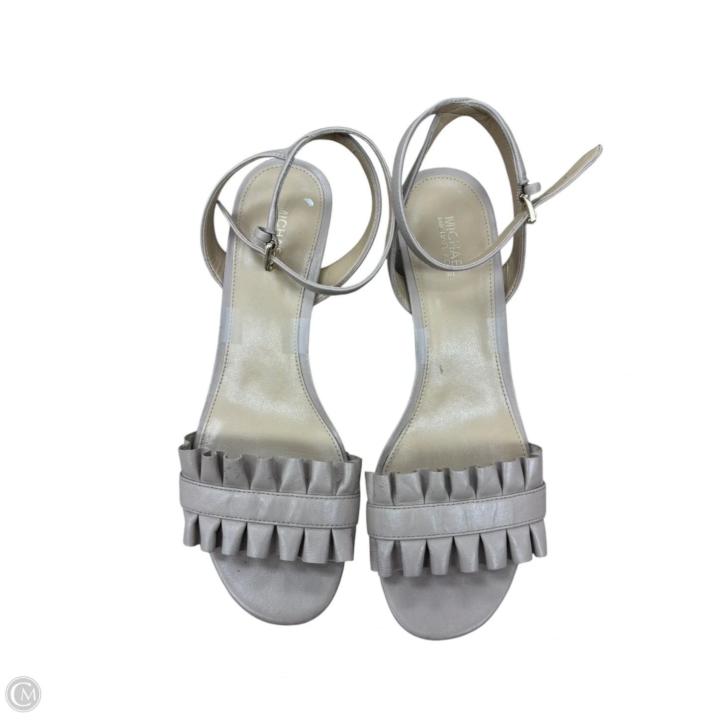 Shoes Heels Block By Michael By Michael Kors In Tan, Size: 7.5