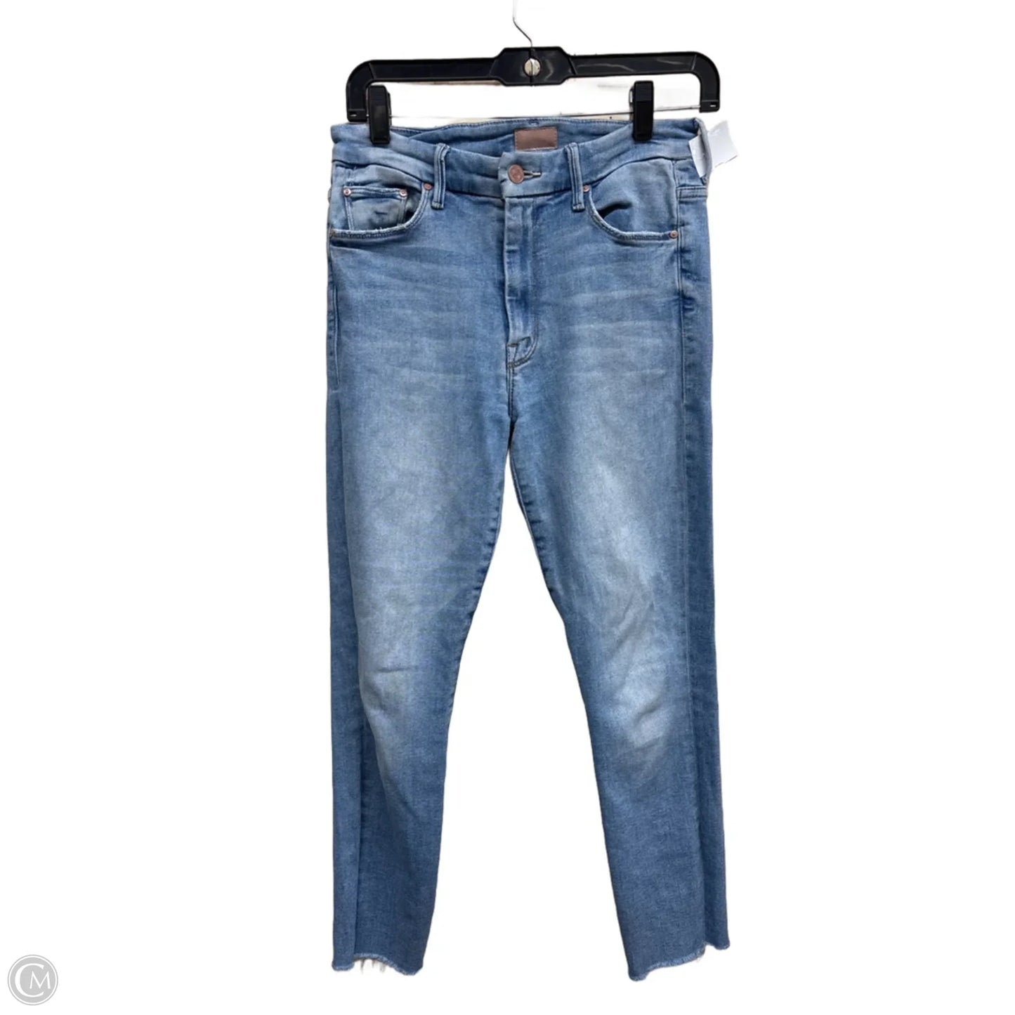Jeans Straight By Mother In Blue Denim, Size: 6