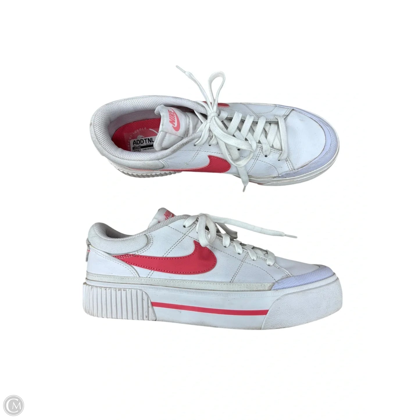 Shoes Sneakers By Nike In White, Size: 9
