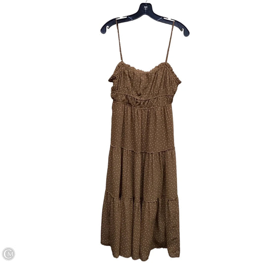 Dress Casual Maxi By Madewell In Polkadot Pattern, Size: 2