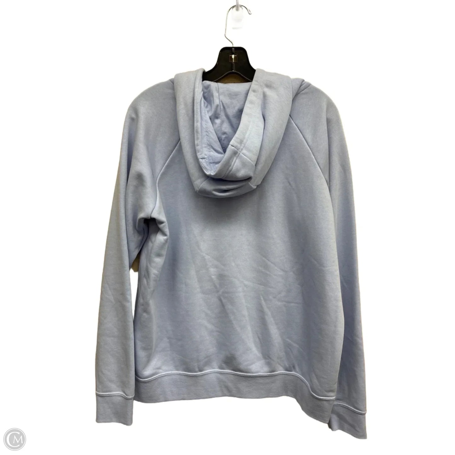 Sweatshirt Hoodie By Nike In Blue, Size: L