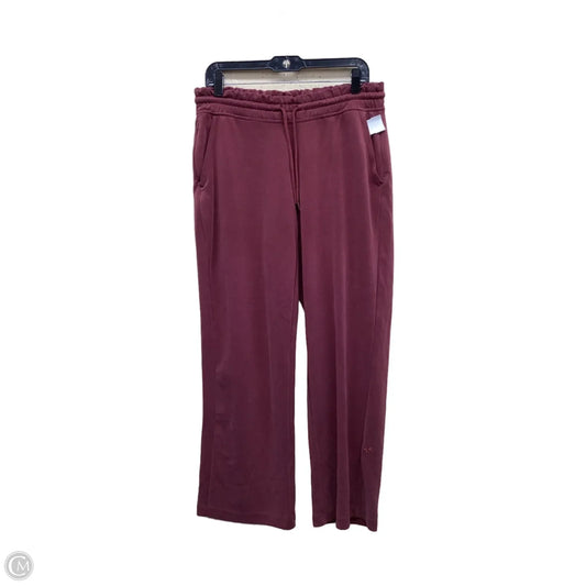 Athletic Pants By Athleta In Maroon, Size: M