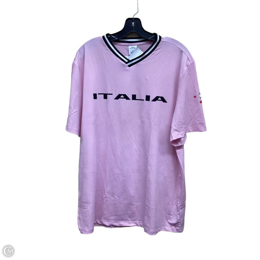 Top Short Sleeve By Urban Outfitters In Pink, Size: S