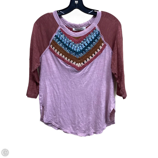 Top Long Sleeve By We The Free In Multi-colored, Size: Xs