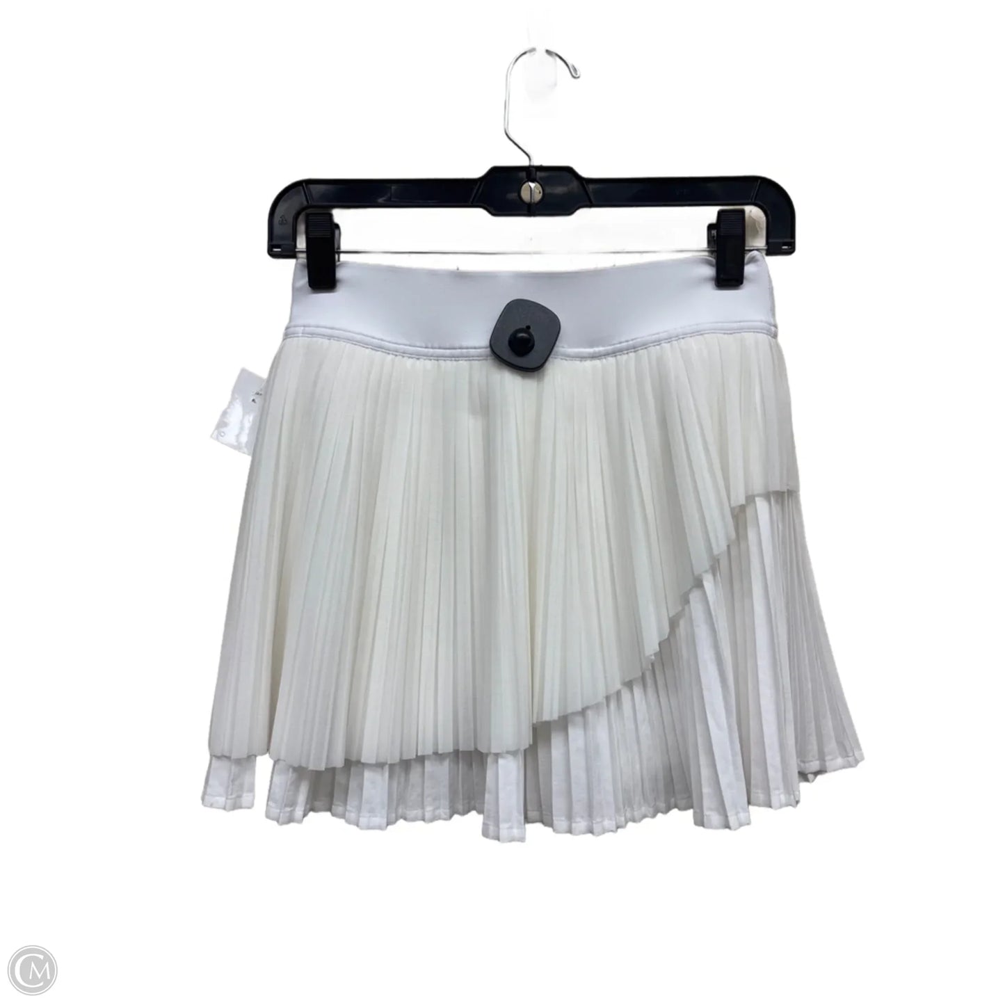 Athletic Skirt By Lululemon In White, Size: 4