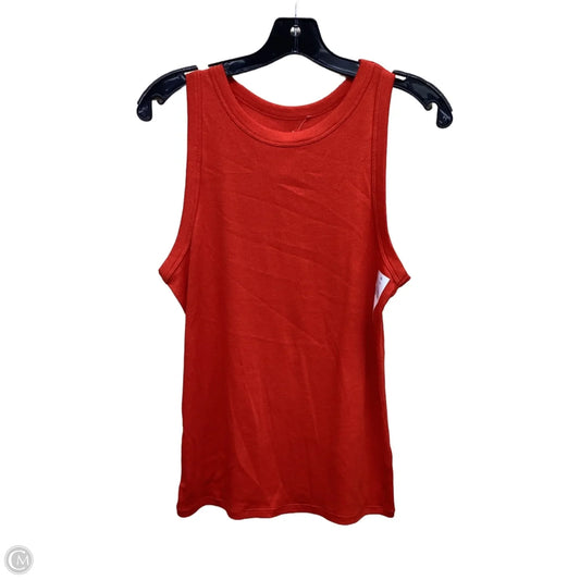 Top Sleeveless By A New Day In Orange, Size: Xl