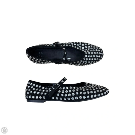 Shoes Flats By A New Day In Black & Silver, Size: 8.5