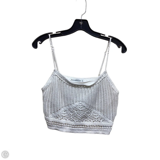 Top Sleeveless By Abercrombie And Fitch In White, Size: S