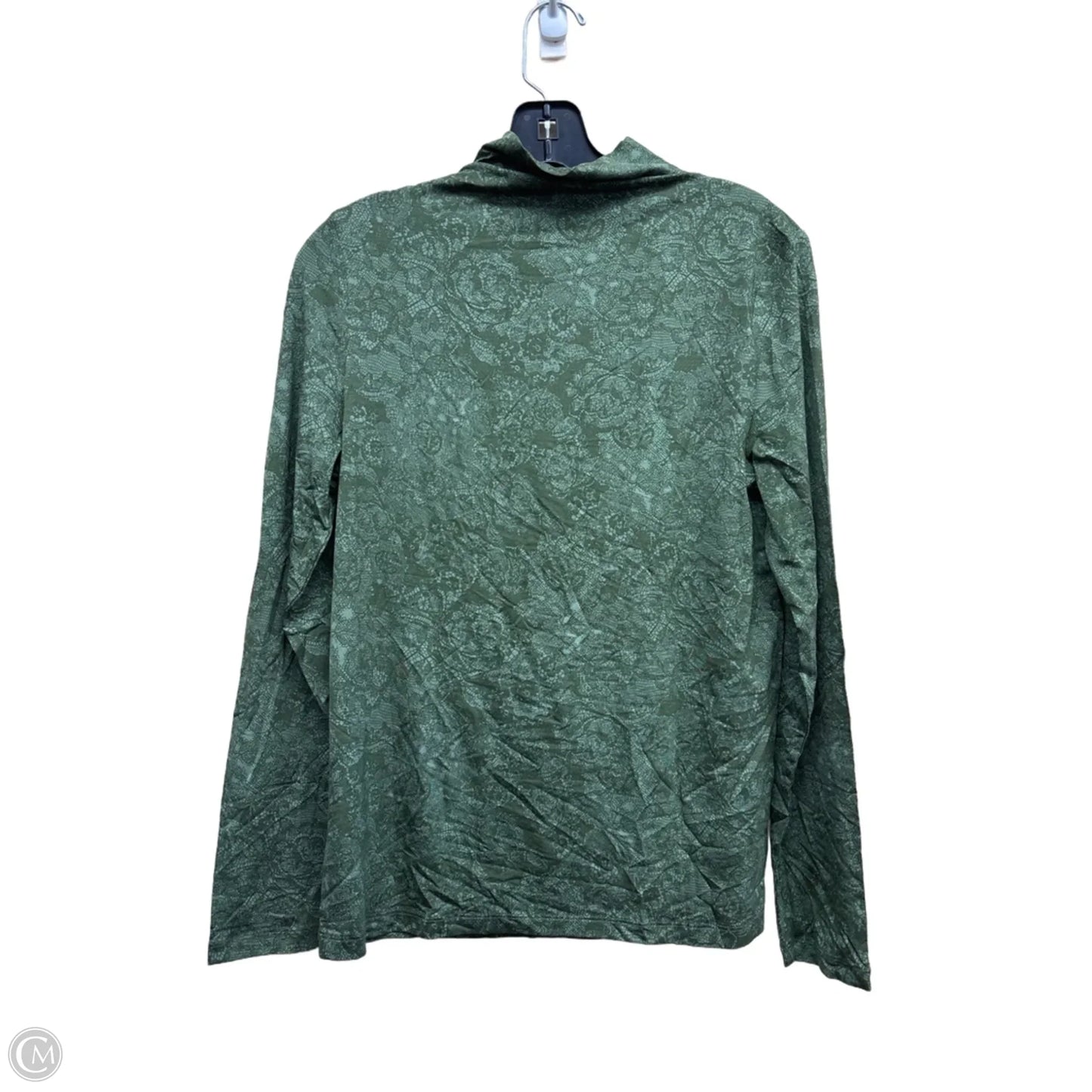 Top Long Sleeve By Loft In Green, Size: L