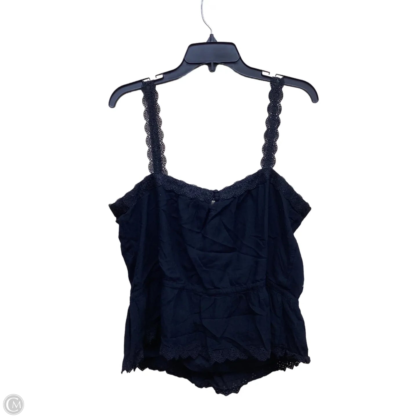 Top Sleeveless By Paige In Black, Size: Xl