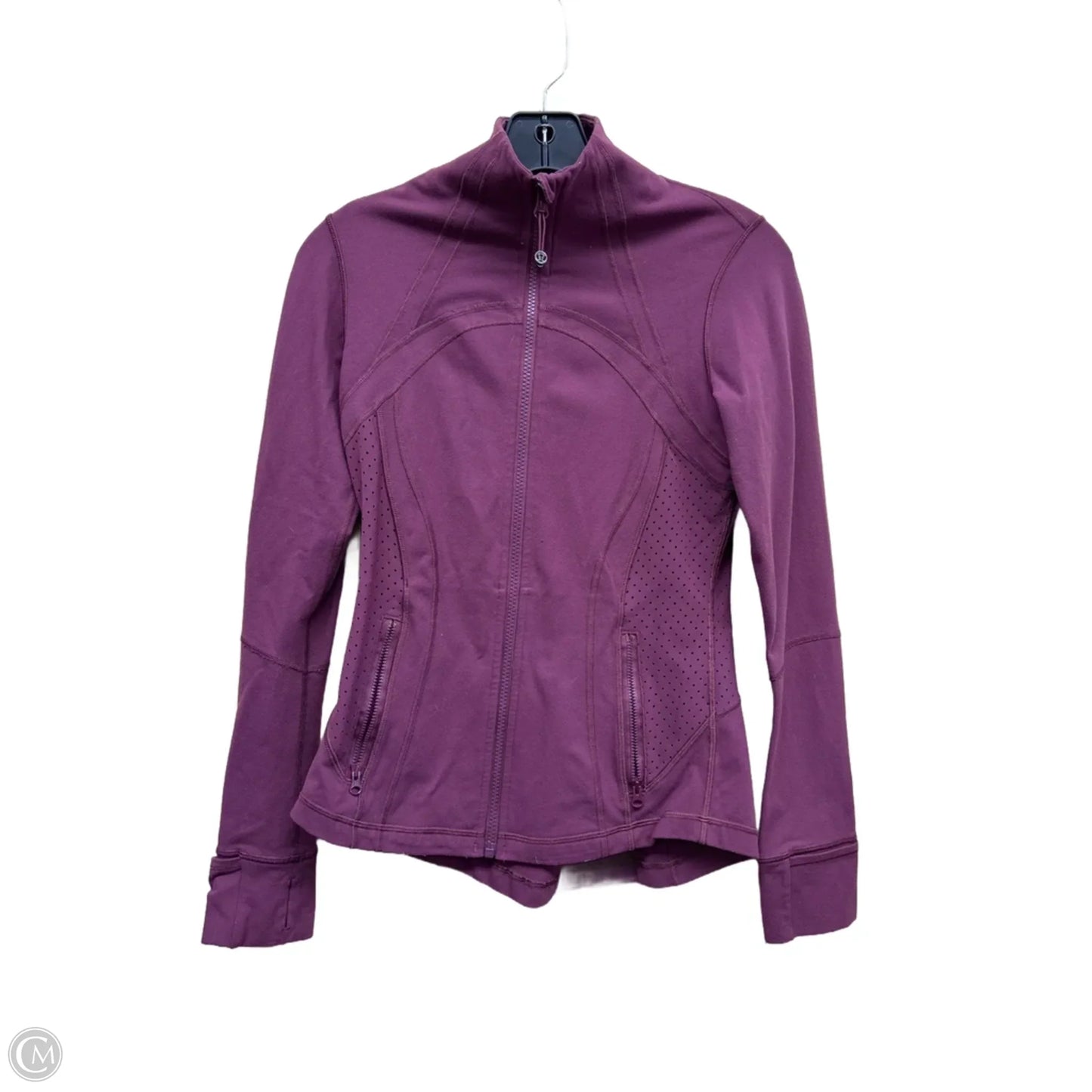 Athletic Jacket By Lululemon In Purple, Size: 6