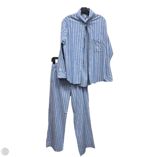Pajamas 2pc By Auden In Blue, Size: M