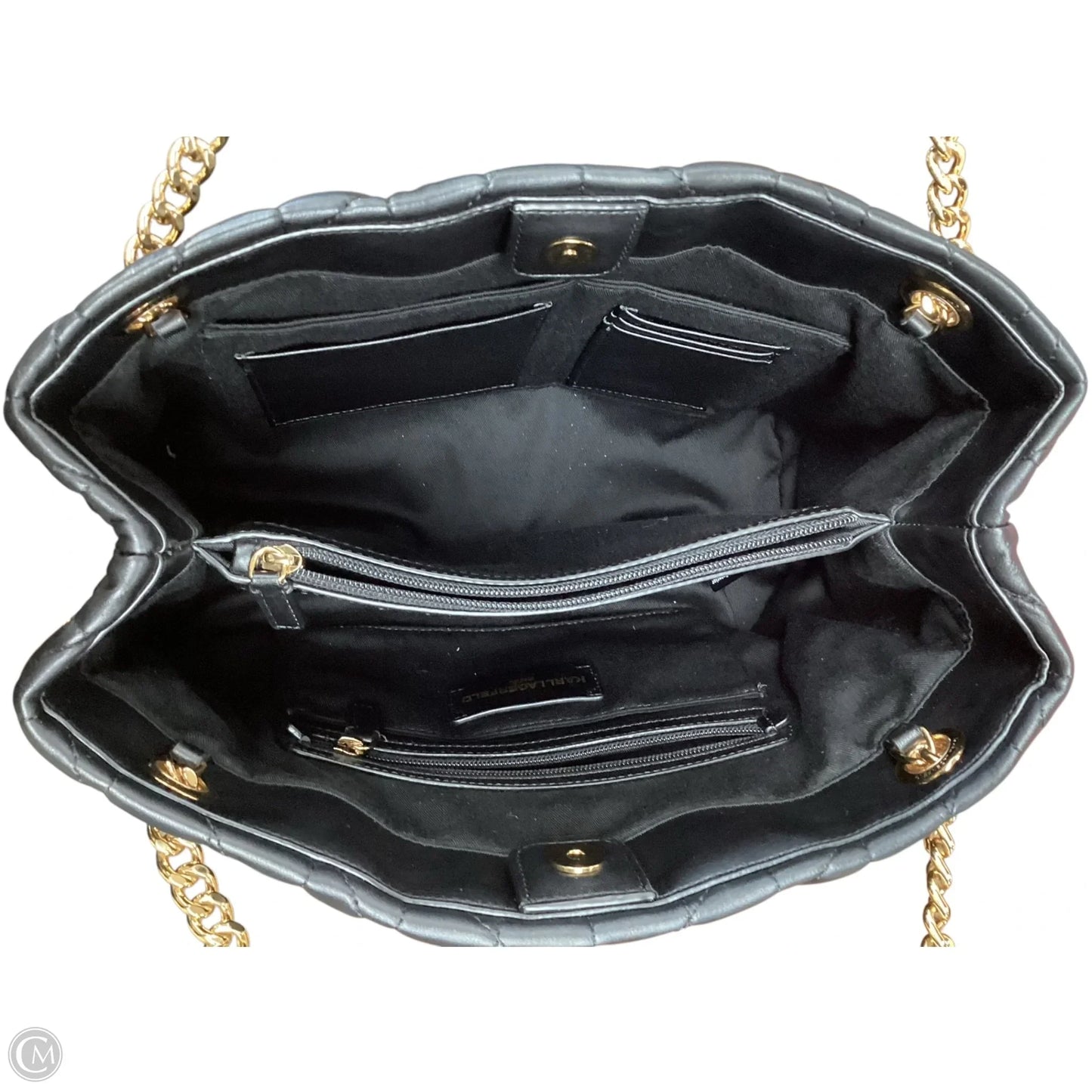 Handbag Designer By Karl Lagerfeld, Size: Medium