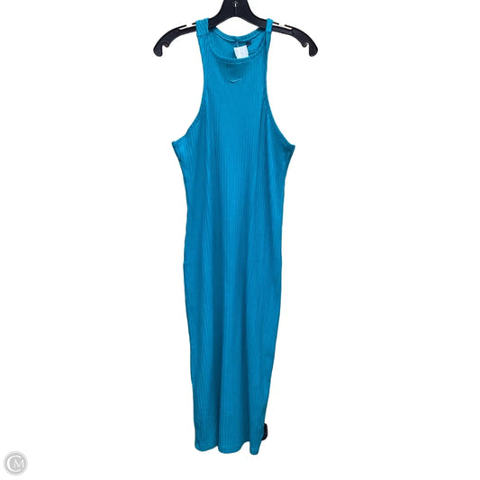 Dress Casual Maxi By Nike In Blue, Size: M
