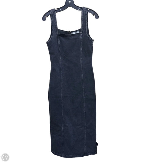 Dress Casual Maxi By Abercrombie And Fitch In Black Denim, Size: M