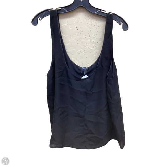 Top Sleeveless By Paige In Black, Size: L