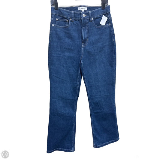 Jeans Straight By Spanx In Blue Denim, Size: 10