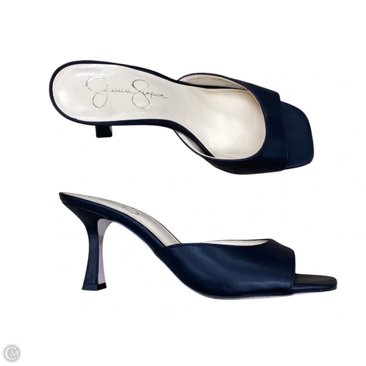 Shoes Heels Kitten By Jessica Simpson In Black, Size: 7.5