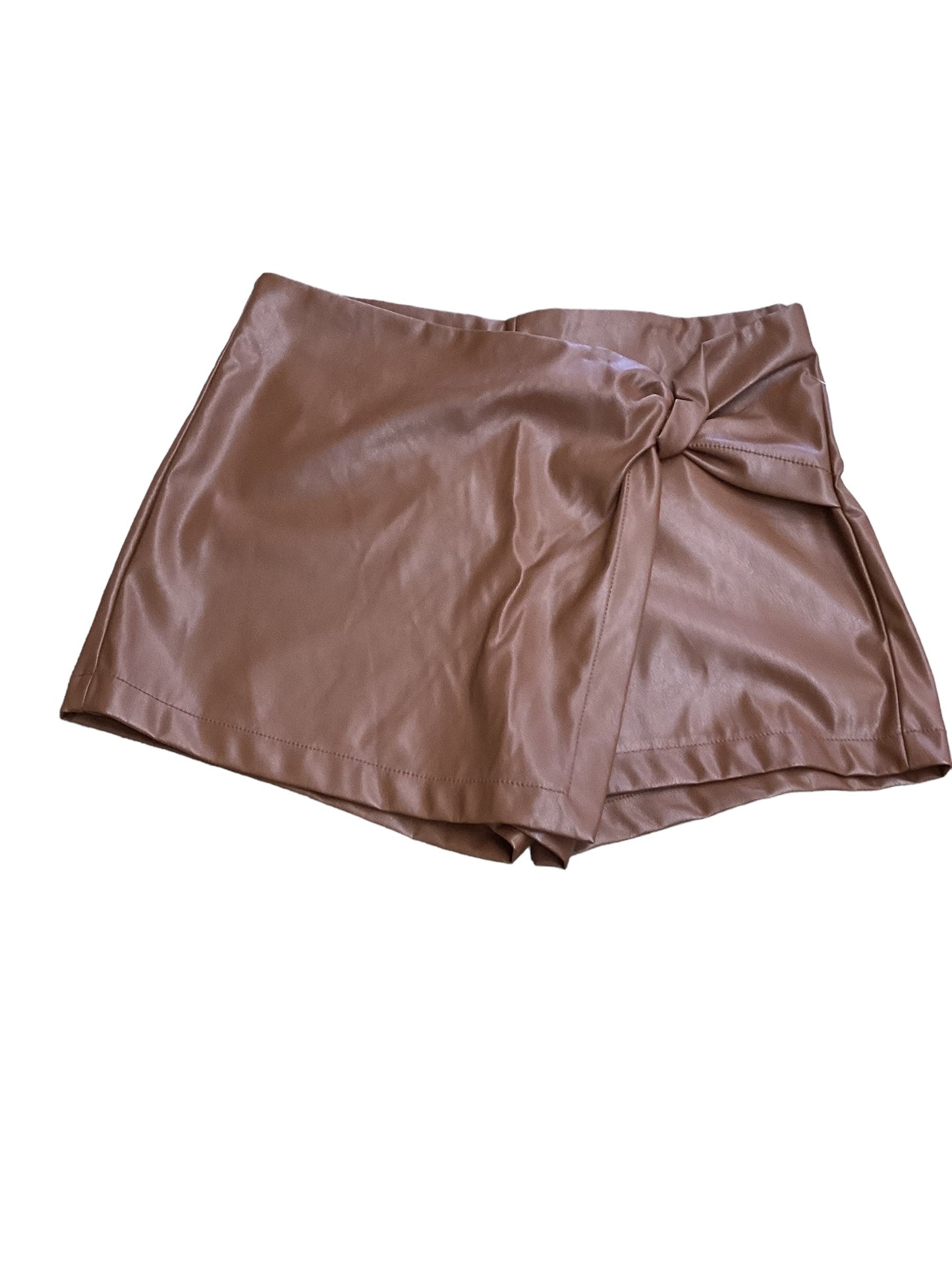 Skirt Mini & Short By Clothes Mentor In Brown, Size: L