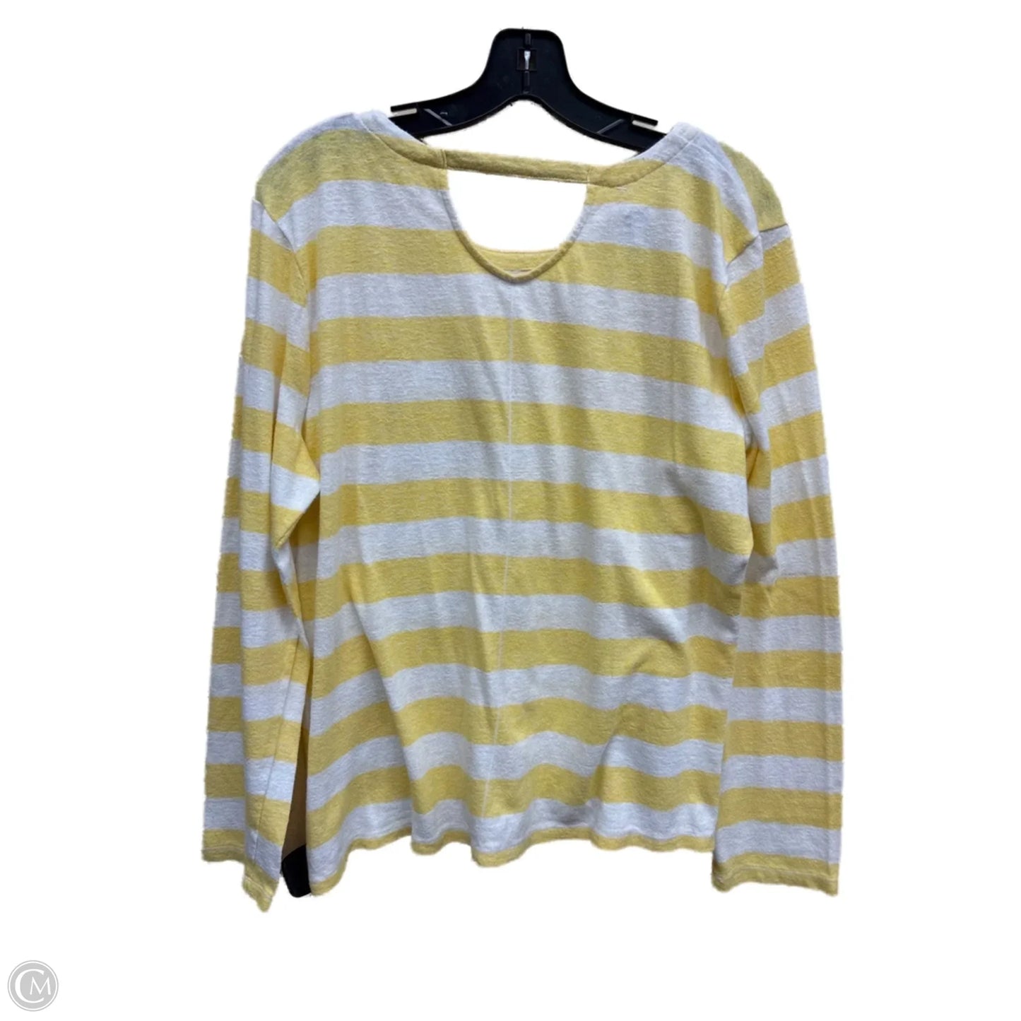 Top Long Sleeve By Talbots In Striped Pattern, Size: Xl